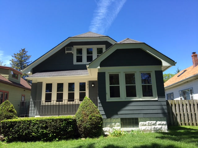 Exterior: Before and After