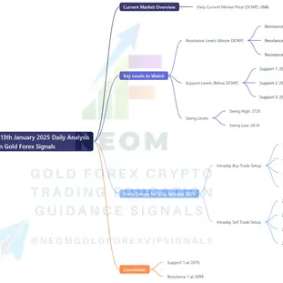 π Gold Daily Analysis for 13th January 2025 Key Levels and Trade Setups
