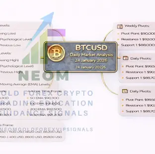 🟡 BTCUSD Daily Market Analysis—January 24, 2026