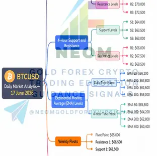 🟡 BTCUSD Daily Market Analysis—17 June 2026