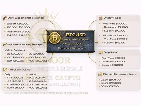 🟡 BTCUSD Daily Market Analysis—9 January 2026