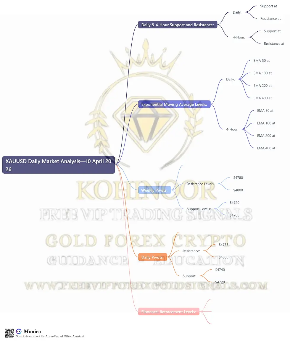 🟡 Gold XAUUSD Daily Market Analysis—10 April 2026 by Kohinoor Free VIP Signals