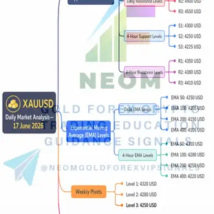 🟡 XAUUSD Daily Market Analysis—17 June 2026