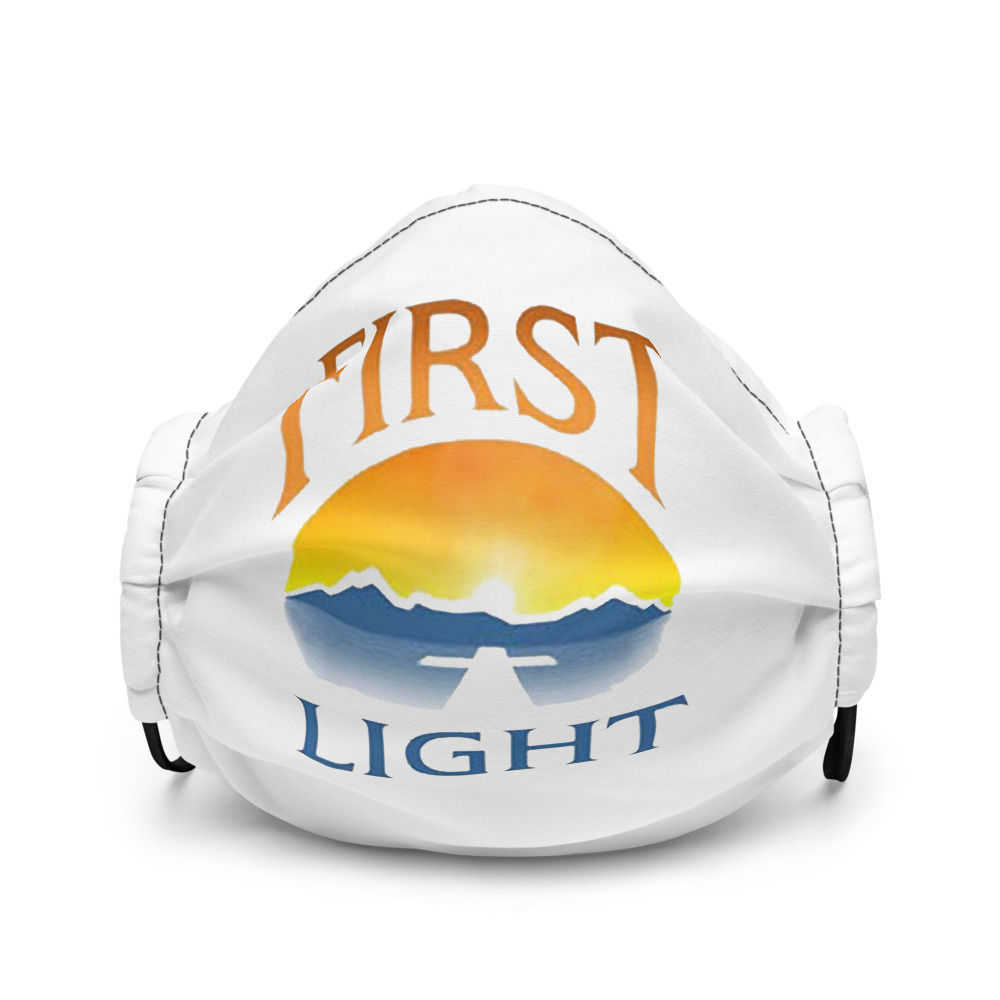 FIRST LIGHT LOGO Premium face mask