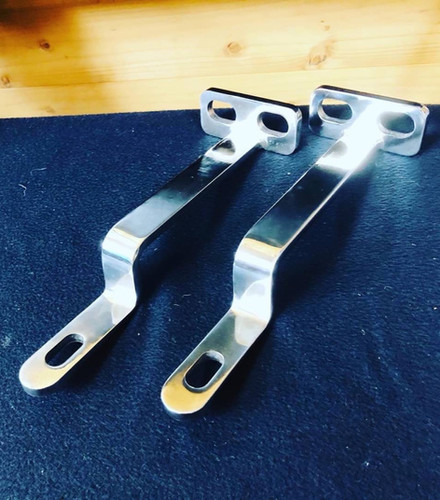 ISUZU ファイブスターギガ 低床用鏡面フォグランプステー左右セット