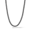 Miniatura: Collana no gender di Comete Gioielli, realizzata in Argento 925‰ rutenio, acciaio pvd nero, zirconi neri: idea regalo