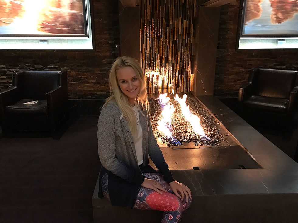 Fireplace at Casino