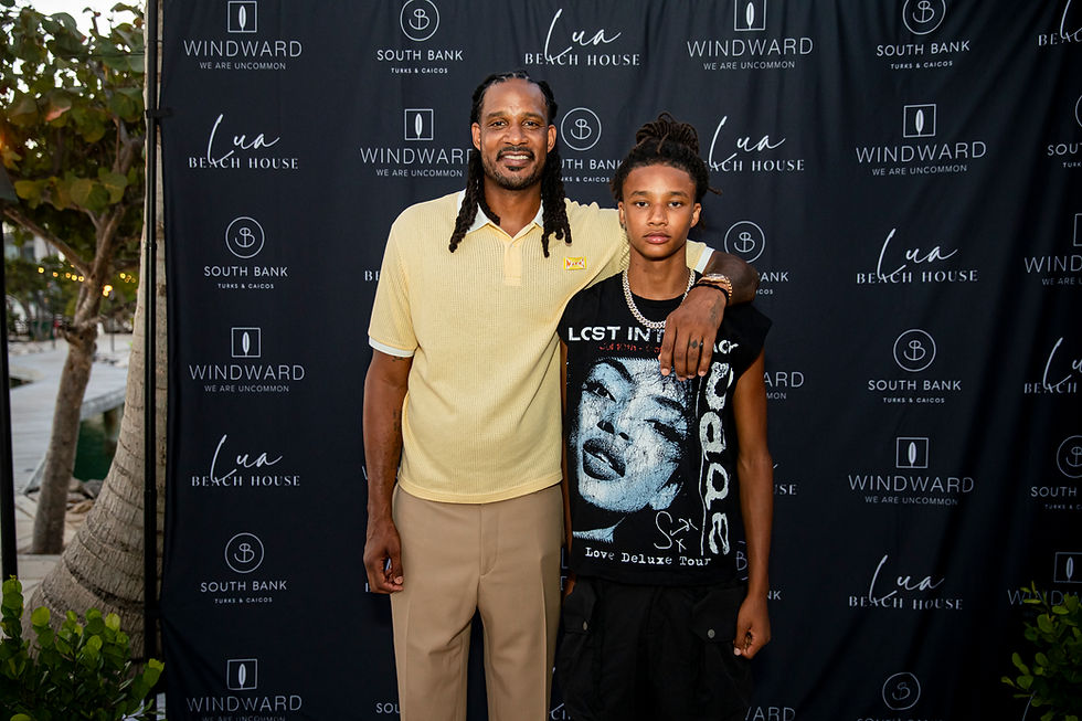 Trevor Ariza (Co-Founder of BIG Limited) and his son Tristan Ariza