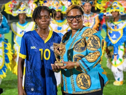 Edna Jeanty is Best Player of the Goombay Soccer Tourney
