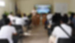 Director of Training and Quality Assurance at Grace Bay Resorts, Leila Basam Abdi, addresses the TIDES Trainees
