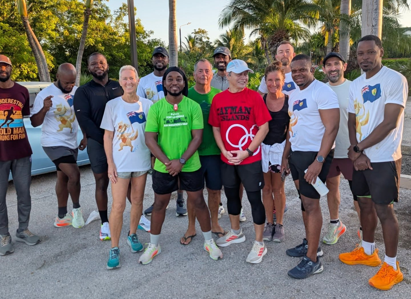 Members of the Road Dogs Running Club