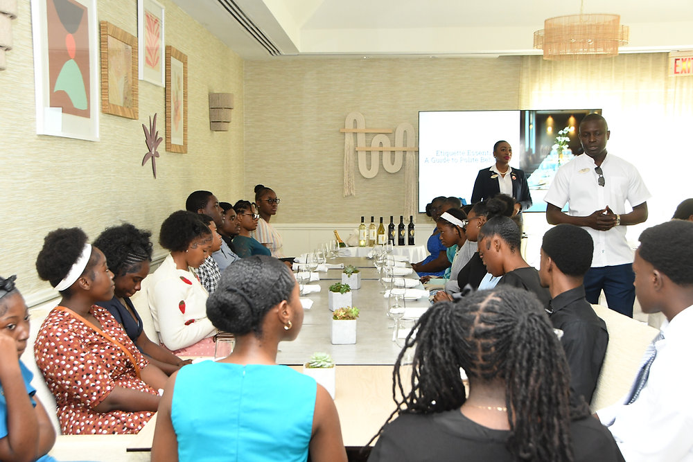 Beaches Teaches Fine Dining Experiences to Clement Howell High