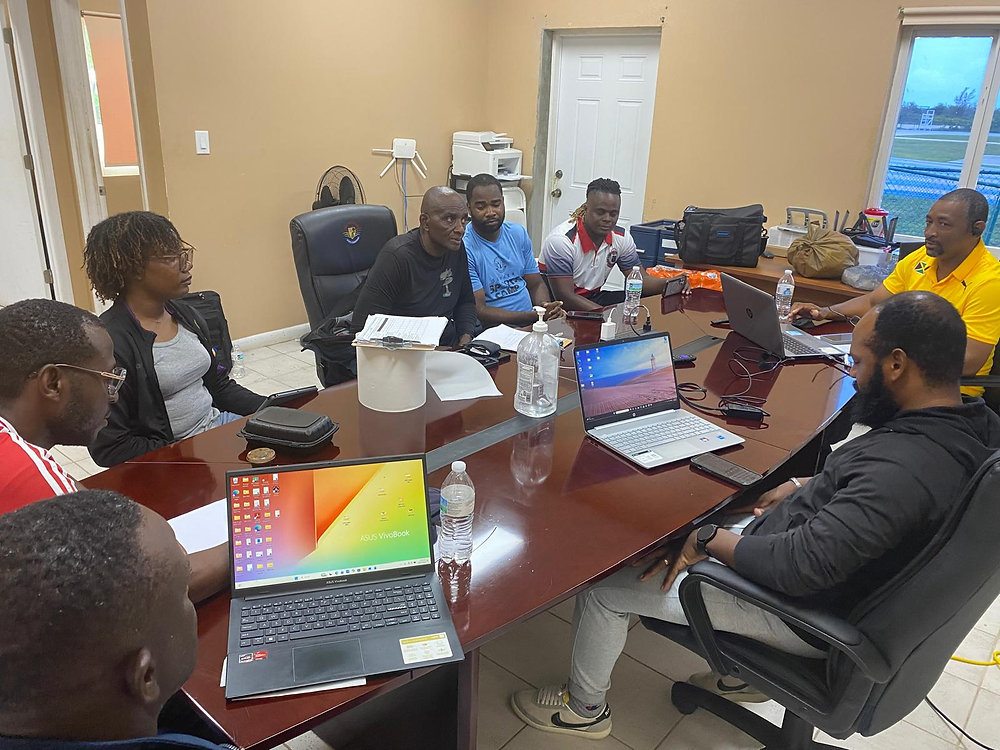 David A Riley Dcfs Jamaican Coach David Riley Leads Jumps Workshop for TCI Coaches