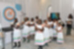 Enid Capron Primary School perform at the Launch of the of the Statistics Authority