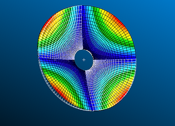 Zernike terms in optical mirror