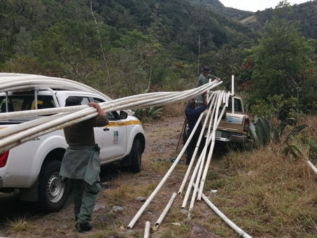 Se presume que los materiales serían utilizados para extraer agua del área protegida Volcán Barú 