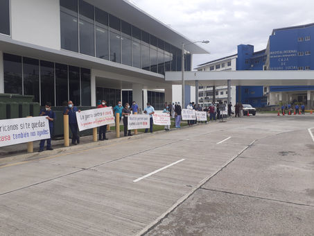 Los insumos y el equipo no llegan, según los trabajadores del hospital Rafael Hernández.