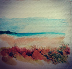 Yorkes beach scene 5