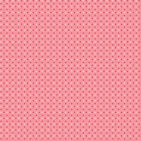 Polka Dot CORAL Fat Quarter