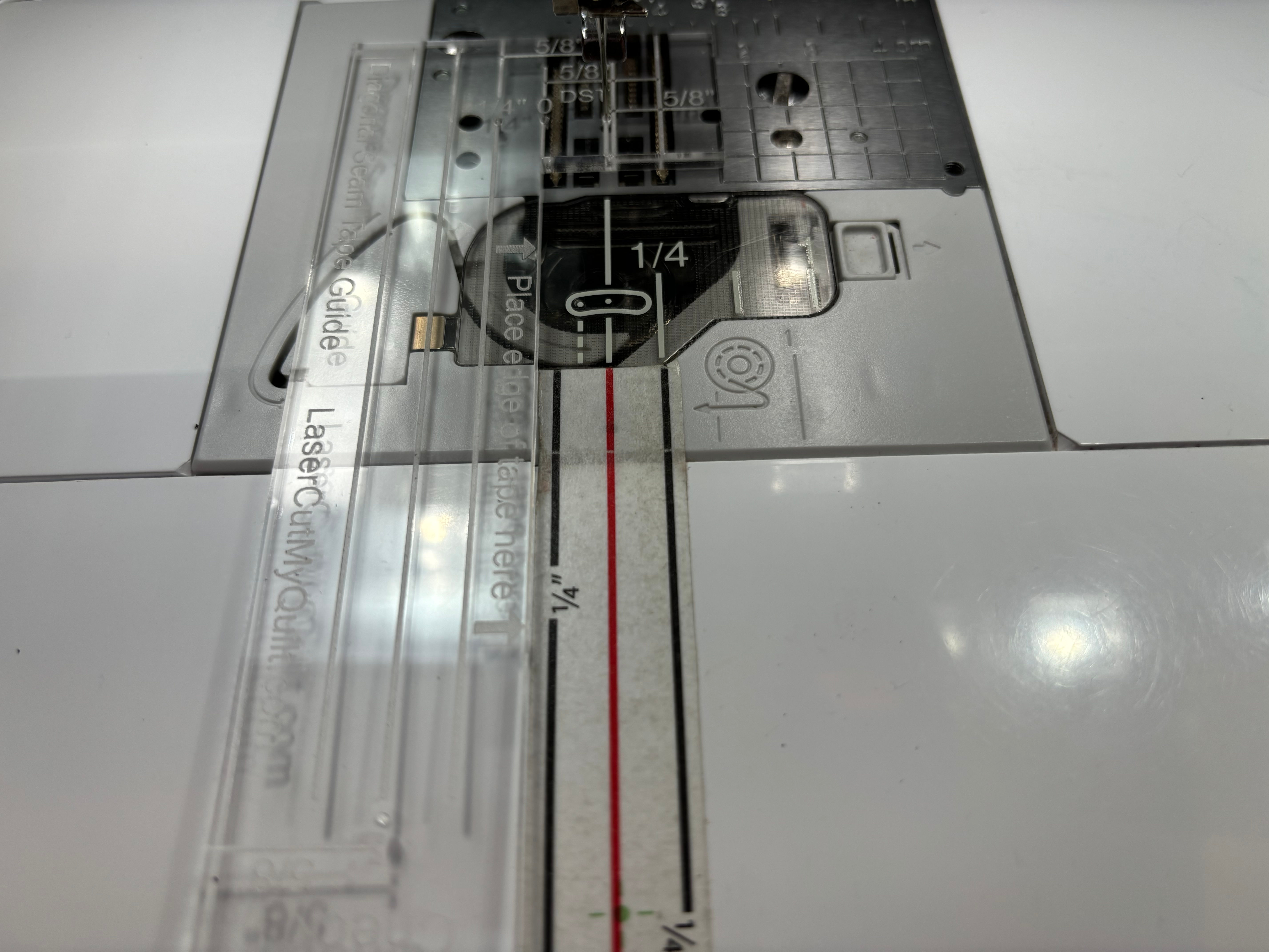 Diagonal Seam Tape Alignment Guide w/ or without Tape
