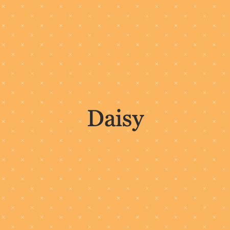 Thumbnail: Bee Cross Stitch Fabric Daisy