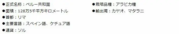 サムネイル： ペルー　１００ｇ