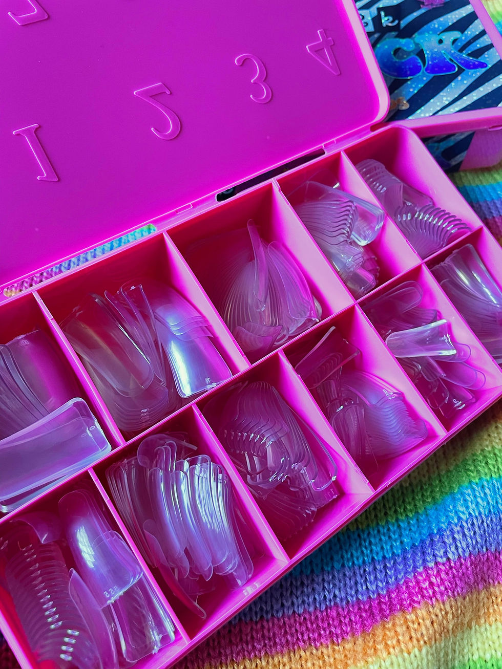 Thumbnail: 500pcs Full Cover Y2K DUCK Tips - Press On Gel X