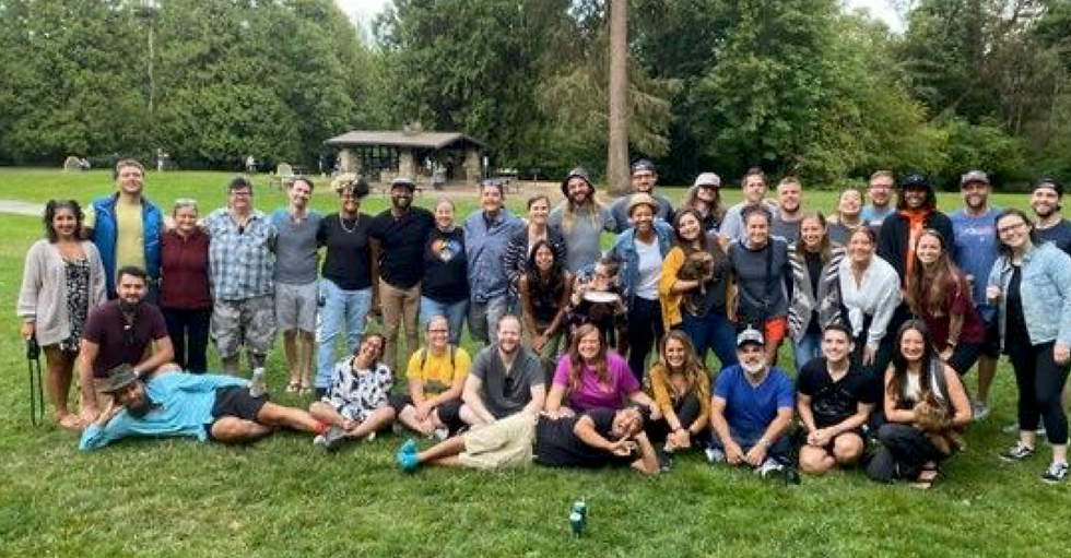 PSAD Sponsored ASL Cornhole League Group Photo 2021