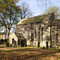 Escomb Saxon Church near Bishop Auckland, the end point of the Camino Ingles walk