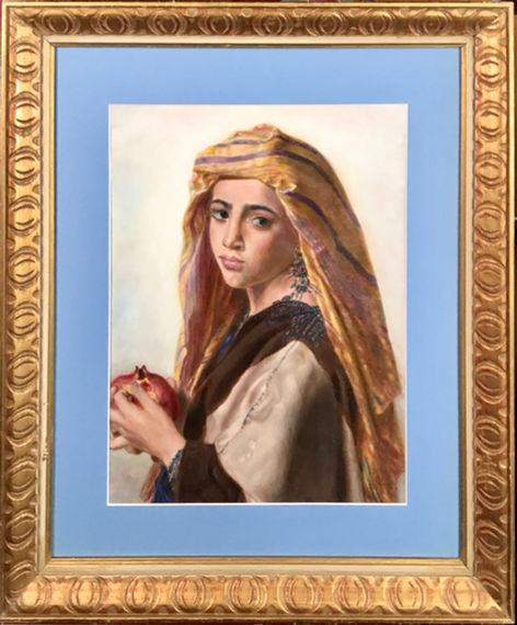 Girl With Pomegranate