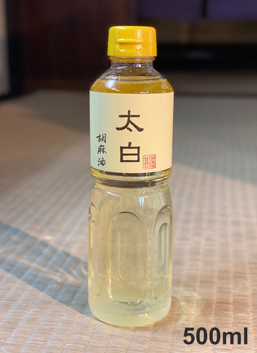 太白胡麻油 500ml | (株)油甚