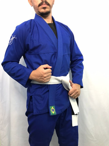 Kimono CalÃ§a Rip Stop Azul Kit Kimono De Jiu Jitsu Faixa Branca