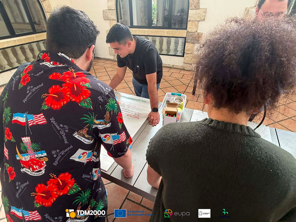 🌱 European Youth Week 2026 | TDM Workshop: Think - Design - Make Change to a Sustainable Malta 🌍