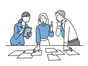 企業での実践的なプロジェクト