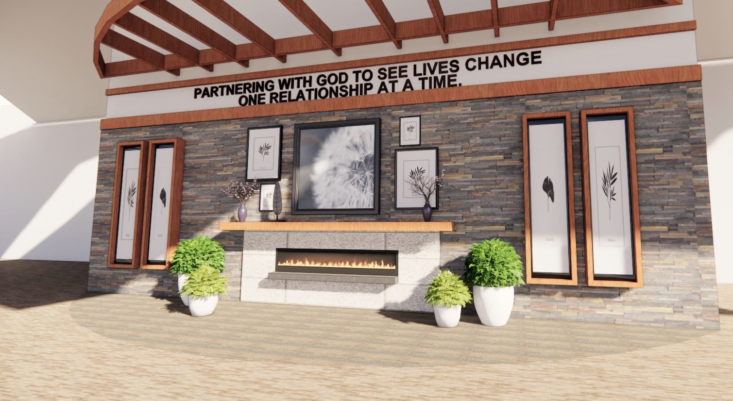 Hospitality venue designed by 4 Design LLC