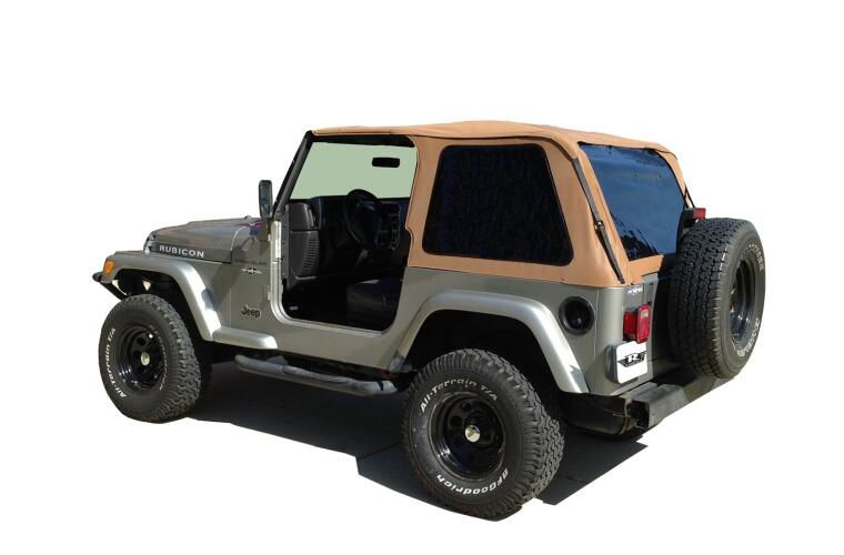 Rampage Frameless Top 1997-2006 Wrangler TJ-Tan