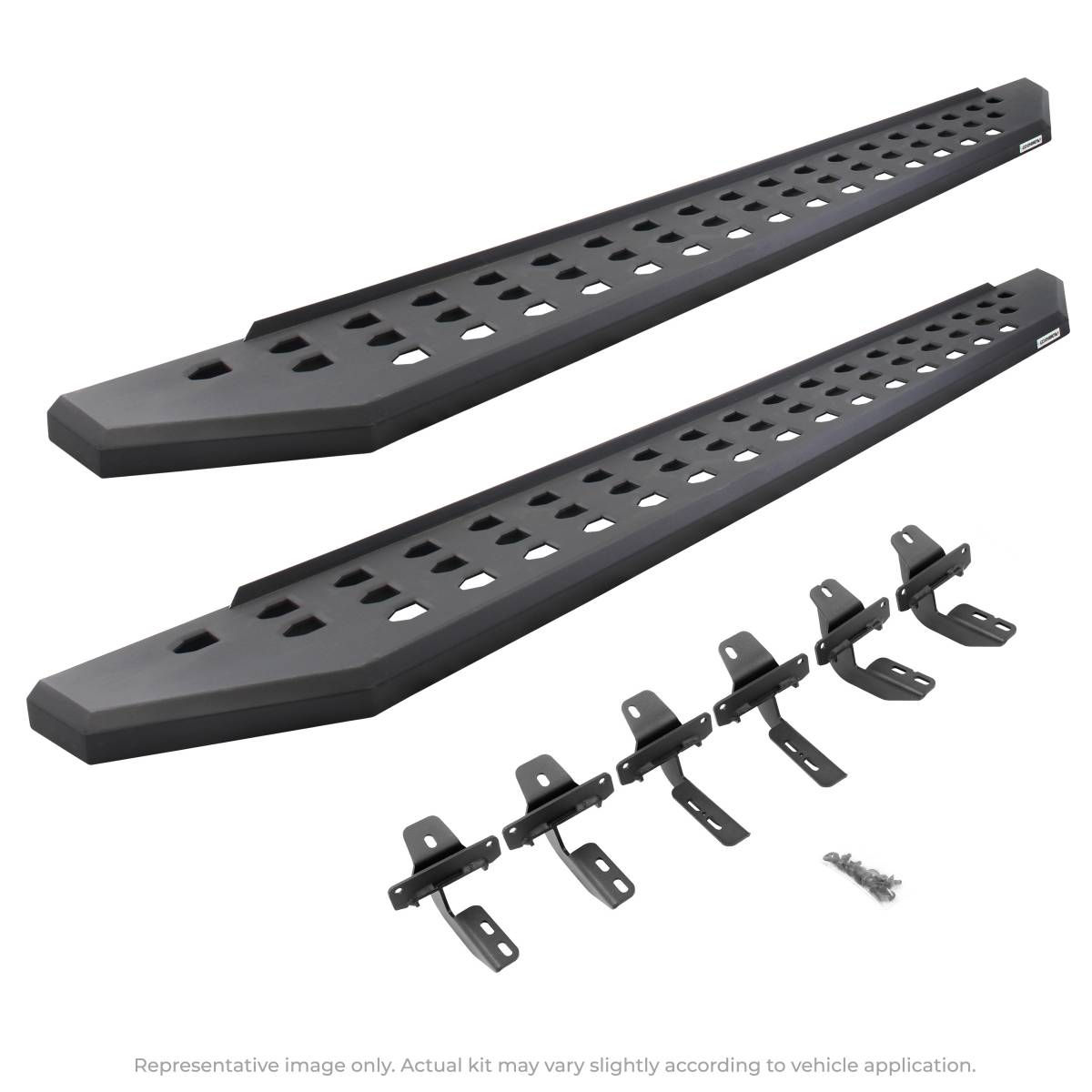 Go Rhino! RB20 Running Boards with Mounting Brackets Kit