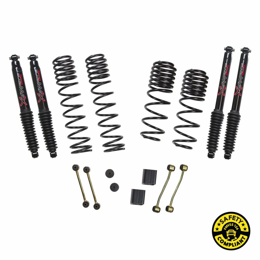 SJ - Wrangler JL 4-Door 4WD 2-2.5 in. Dual Rate-Long Travel Lift Kit System with