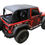 Thumbnail: 2007-2018 Wrangler JK Rampage  Frameless Soft top- Sailcloth,  Black