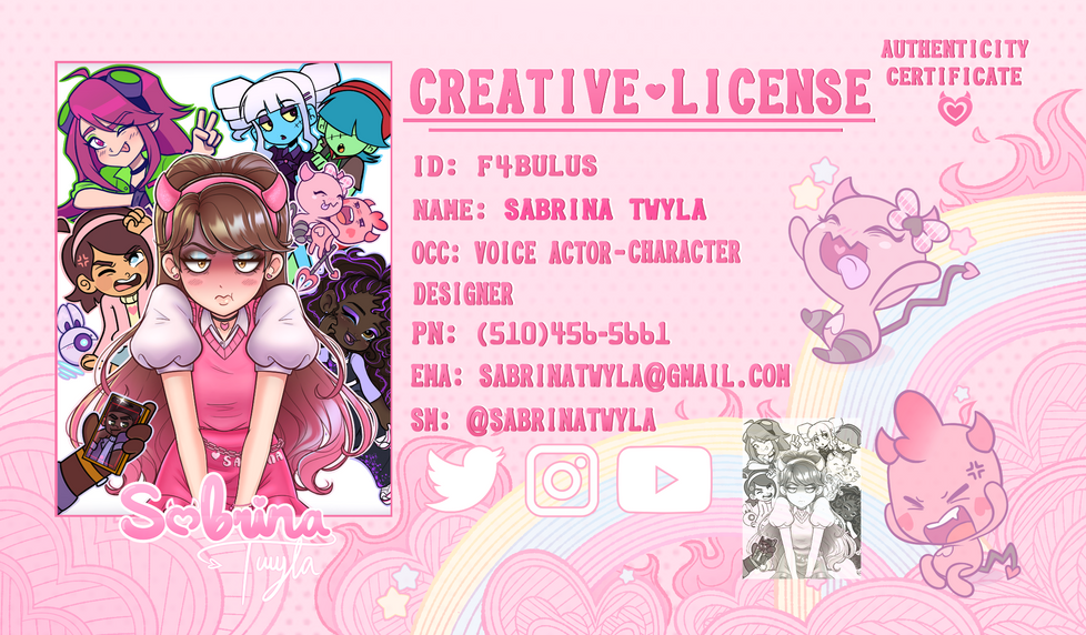 Sabrina Twyla Business Card - Front