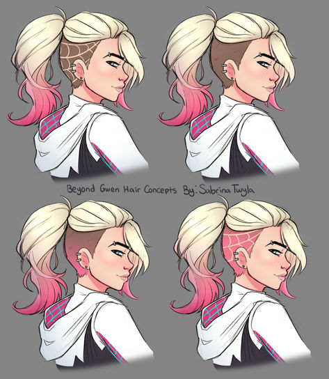 Spidergwen Ponytail Concepts