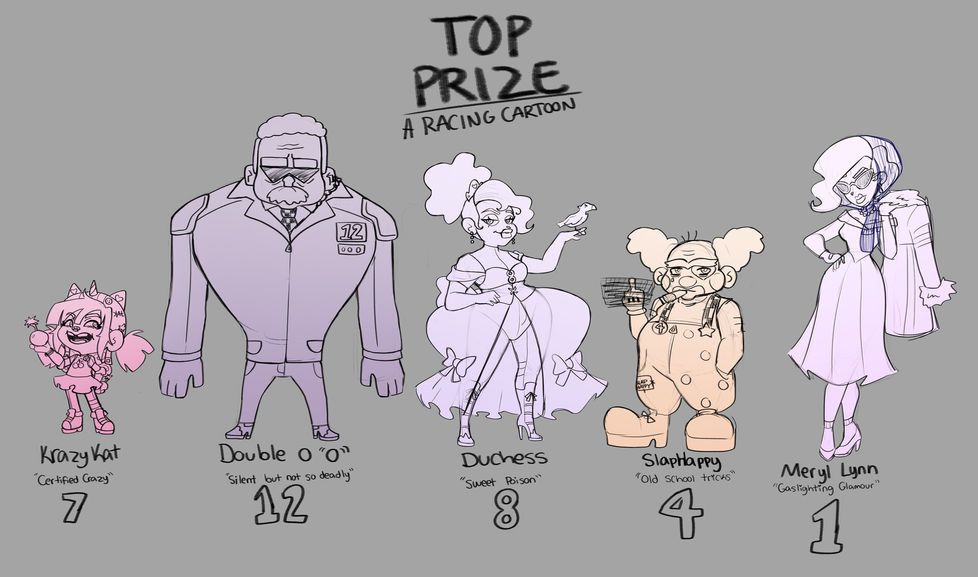 Top Prize - Character Lineup WIP
