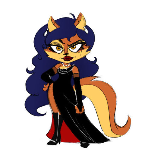 Sly Cooper Rise Of The Legendary Thief - Carmelita Fox Gala Concept