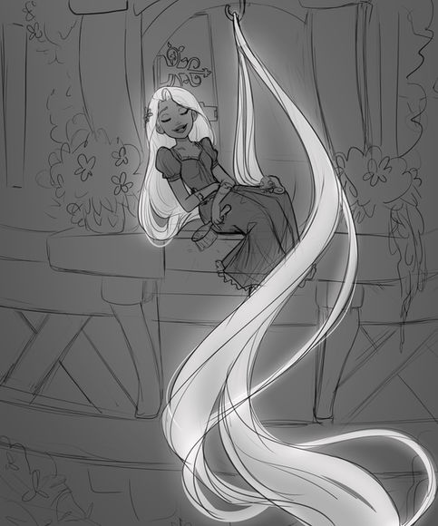 Rapunzel 2024 Initial Sketch