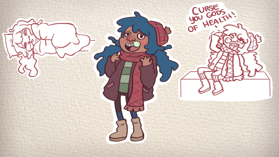 Sick Girl Character Concept