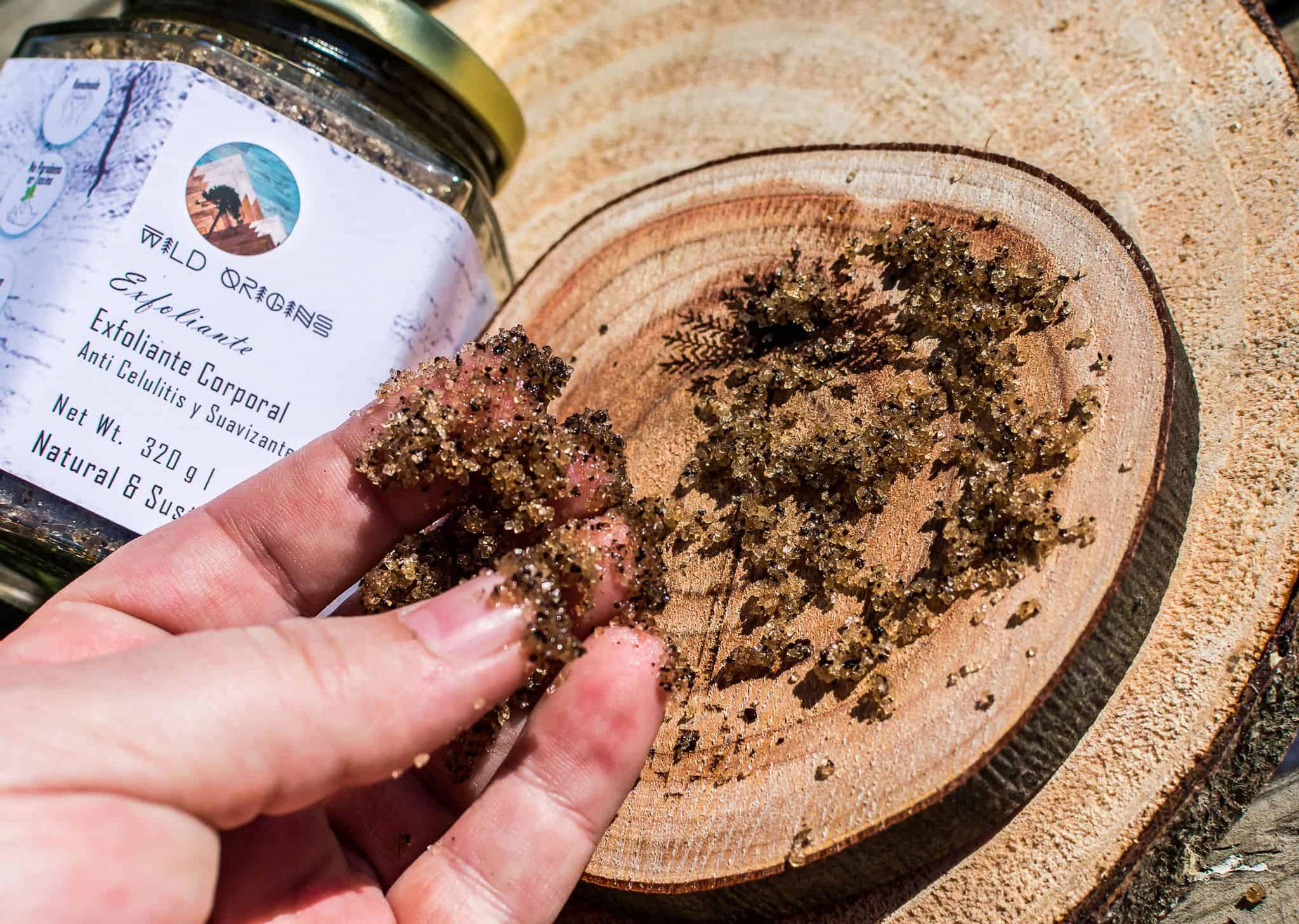 Exfoliante Corporal de Café Orgánico & Azúcar Rubia Orgánica