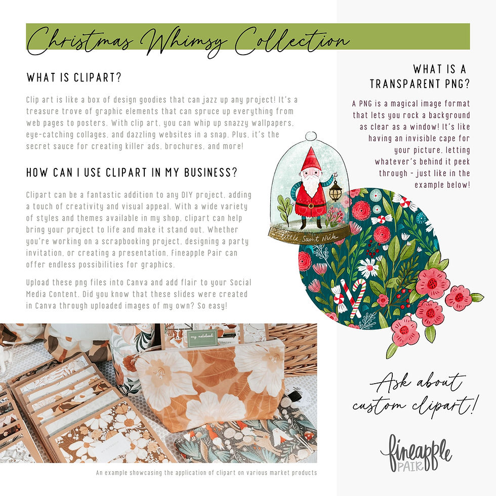 Thumbnail: Whimsical Christmas Clipart