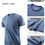 Thumbnail: CHRLCK Men's Running Quick Drying T-shirts Breathable Hiking Fishing Tees Soft E