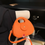 Thumbnail: Crocodile Embossed Felt Hobo Bag