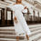Thumbnail: Fashionable All-match Off-shoulder Dress Women